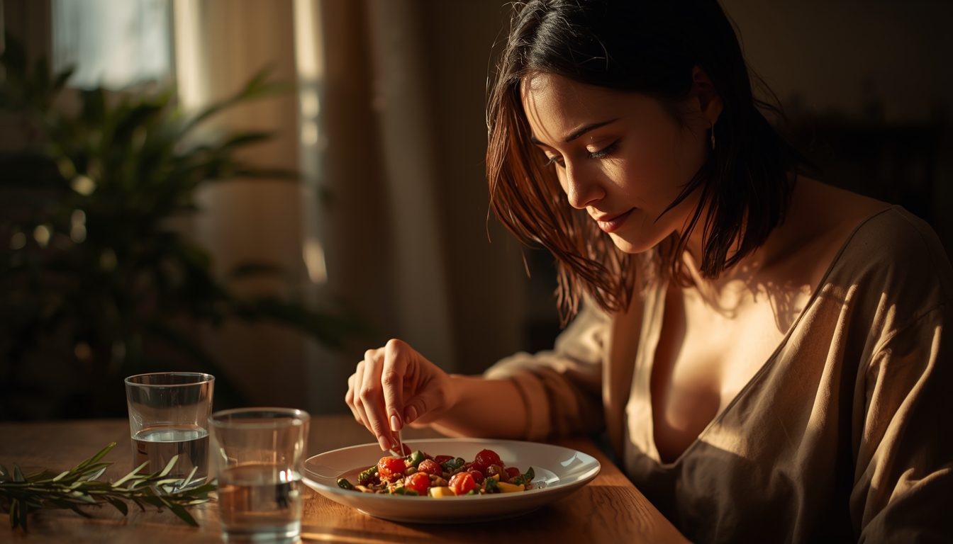 Woven linen texture abstraction